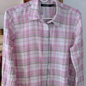Ralph Lauren Plaid Button Down LS Shirt